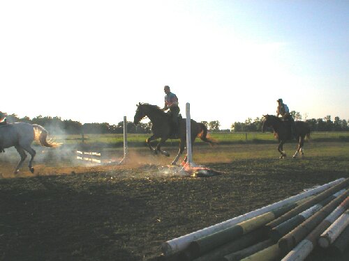 Husarentraining in Wutzetz, Bild Nr. 4